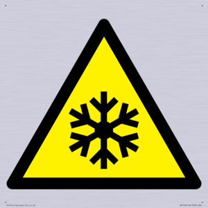 W010 Warning: Low temperature/freezing conditions